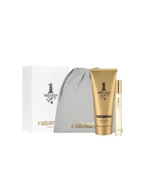 Paco Rabanne 1 Million Men's Gold and Gray Gift Set